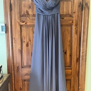 Bill Levkoff Charcoal Maxi Dress